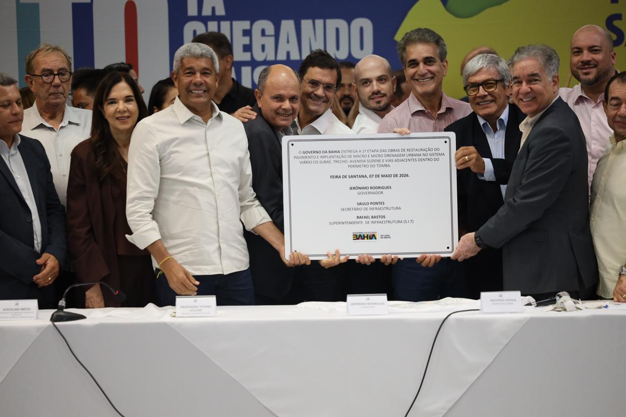​Governo do Estado entrega primeira etapa de obras no Centro Industrial de Subaé e anuncia novos investimentos em Feira de Santana