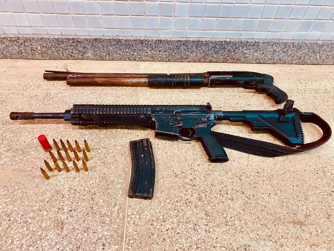 ​Ação conjunta da Polícia Militar resulta na apreensão do 55° fuzil do ano