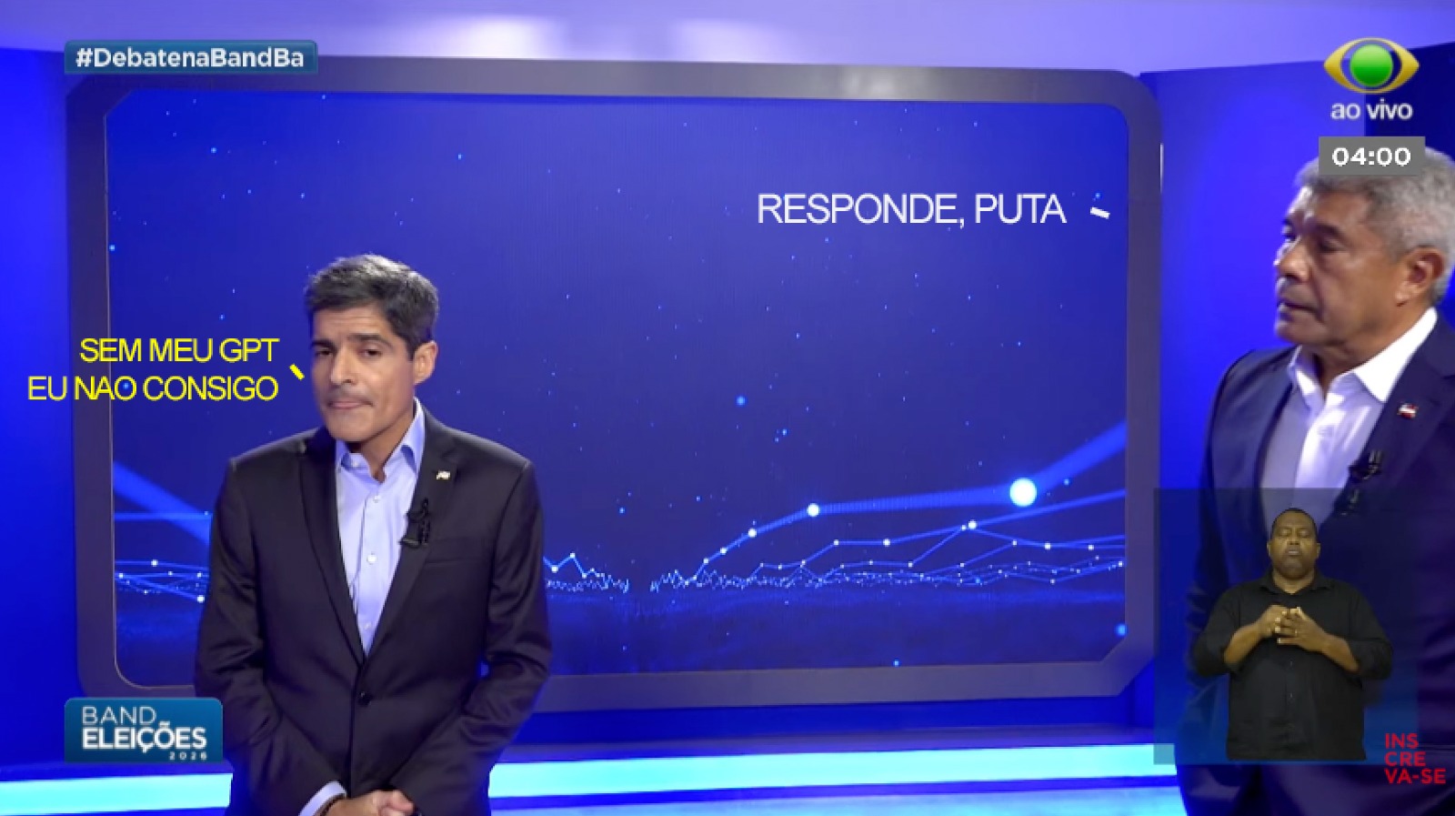 ​No debate da Band, Jerônimo propõe enfrentar o machismo desde a creche